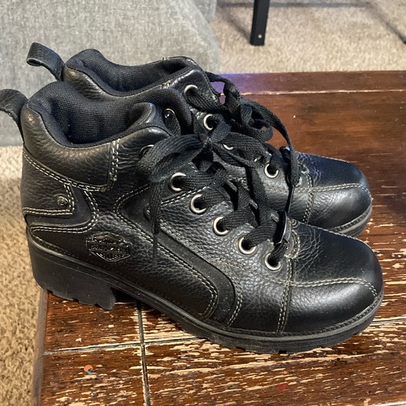 Genuine Harley Davidson ride Moto boots size 7 US - Picture 1 of 11